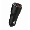 Autos mobiilseadme laadija Gembird TA-UC-A2QC36-CAR-01, 36 W, 12–24V, sigaretisüütaja pesa, must