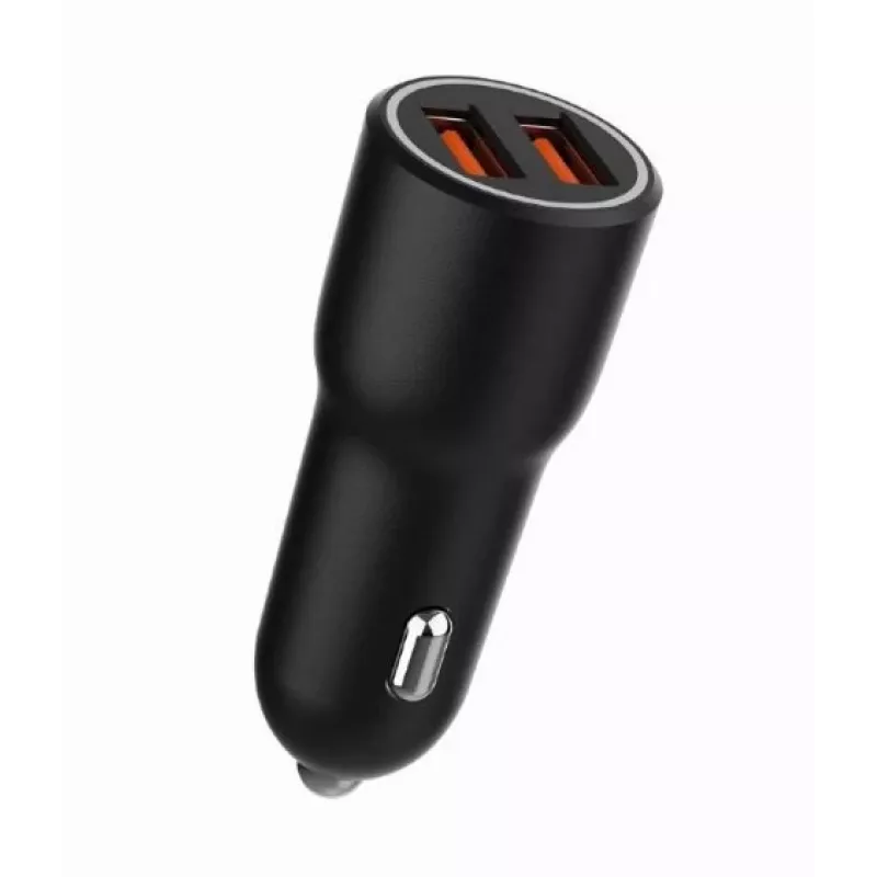 Autos mobiilseadme laadija Gembird TA-UC-A2QC36-CAR-01, 36 W, 12–24V, sigaretisüütaja pesa, must