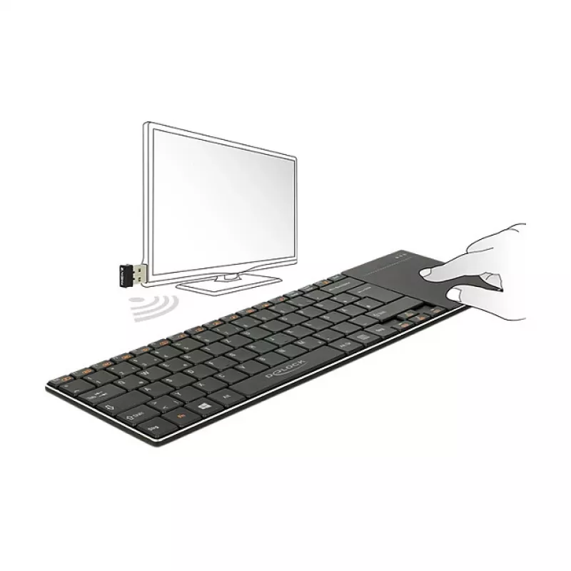 Mobiilseadme klaviatuur DeLOCK 12454