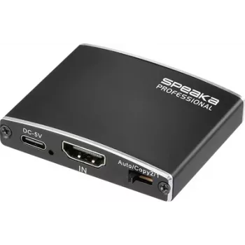 SpeaKa Professional HDMI-jaotur 3840 x 2160 pikslit must (SP-13723876)
