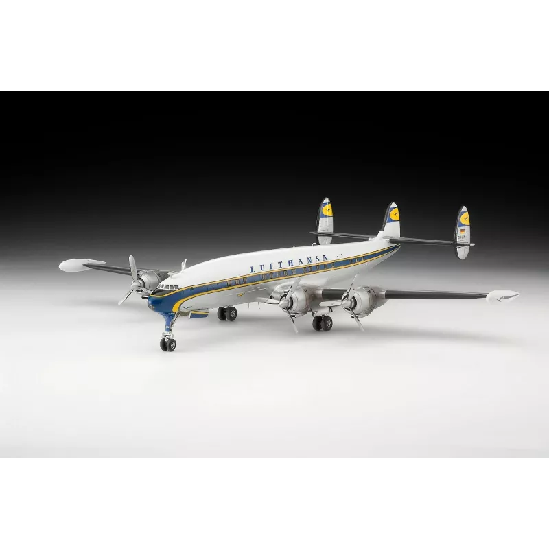 Plastmudeli komplekt REVELL Lockheed L.1049G Super Constellation Lufthansa värvitoonis