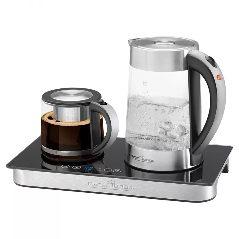 ProfiCook PC-TKS 1056 veekeetja 1.7 L Must, roostevaba teras, läbipaistev