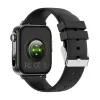 Smartwatch Colmi P80 must — randmel kantav, värvilise ekraaniga, tervise- ja aktiivsuse jälgimine