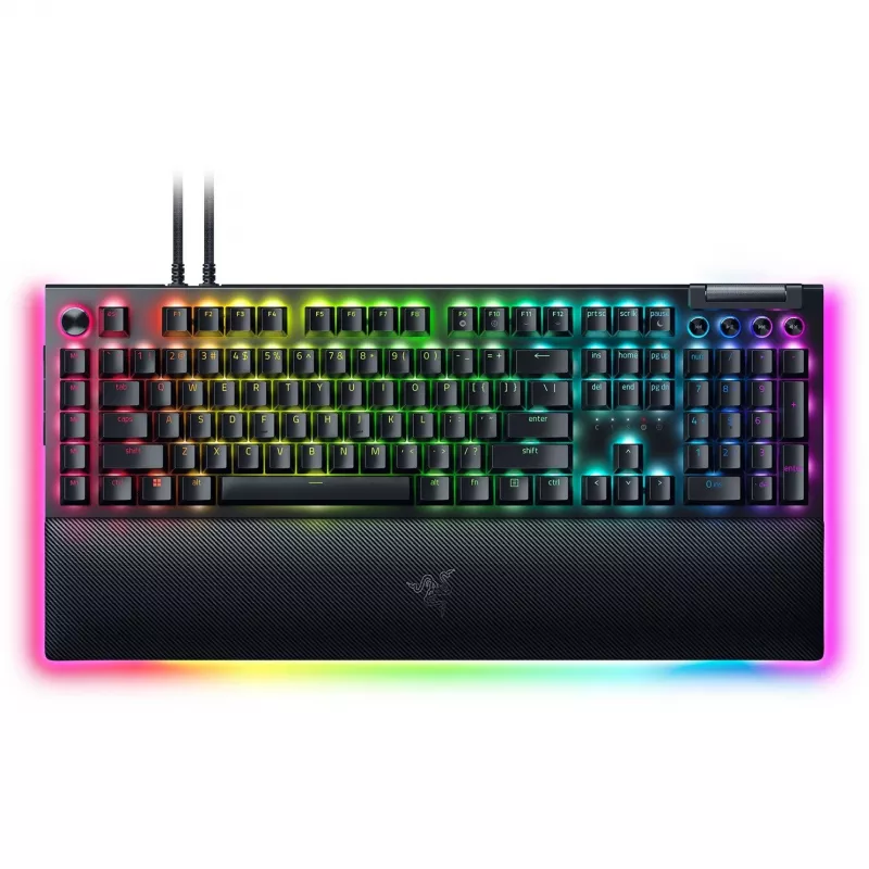 Razer MustWidow V4 Pro klaviatuur mängimiseks USB QWERTZ saksa must mehaaniline RGB