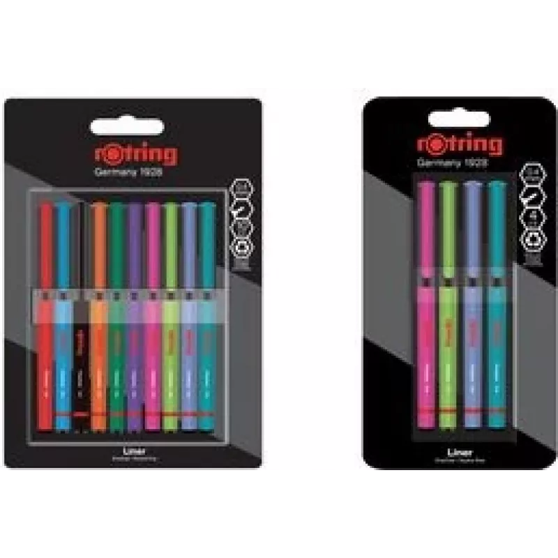 Herlitz Fineliner-Feinfaserschreiber 0,4mm Fun Farben 10er Blister (2166220)