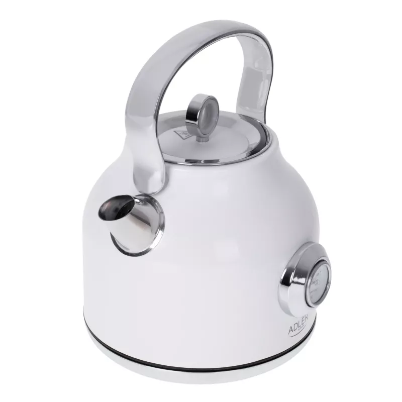 Elektriline veekeetja Adler 1,7 L 2200 W Metallic Valge