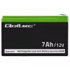 Qoltec 53076 AGM aku | 12V | 7Ah | Turvalisus