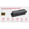 Dokkimisjaam UNITEK D1079A USB4 juhtmega must 100W toiteedastus