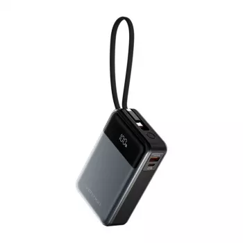 Kaasaskantav akupank Vention FHYB0 20000mAh 65W, 2× USB-C, 1× USB-A, must
