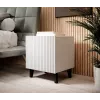 Öökapp cama meble PAFOS 2 tk, 45x40x51 cm, valge matt, MDF/puitlaastplaat, 16 mm raam