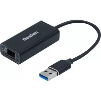 Ethernet USB 3.0 adapter Dexlan 310765, alumiiniumkorpus, Gigabit LAN