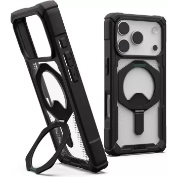 UAG Urban Armor Gear Plasma XTE MagSafe Kickstand Case | Apple iPhone 17 Pro | must/läbipaistev | 11452711404G (11452711404G)