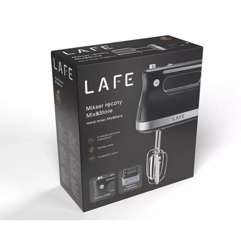 Käsisegisti LAFE MIX & STORE 500 W must MB_LAFMIX47473