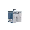 Reisiadapter GEMBIRD TPA-2A3C70-01-W — I tüüpi pistik, 3× USB-C (70W), 2× USB-A (18W), 100–250V, valge