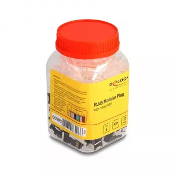 DeLOCK RJ45 moodulpistik Cat.6 50 tk komplekt töökindla riiviga