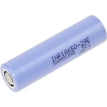 Laetav Li-Ion 18650 aku Samsung INR18650-29E 3,6V 2900mAh lame ülaosa