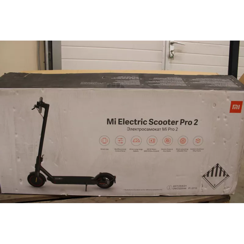 SALE OUT. Xiaomi Mi Electric Scooter Pro 2 (Must) | SALE OUT. Xiaomi Mi Electric Scooter Pro 2 | 600 W | 25 km/h | 3 kuu(d) | Must | KASUTATUD, KRIIMUSTATUD, MÄÄRDUNUD, VÄIKE PRAGU TAGA