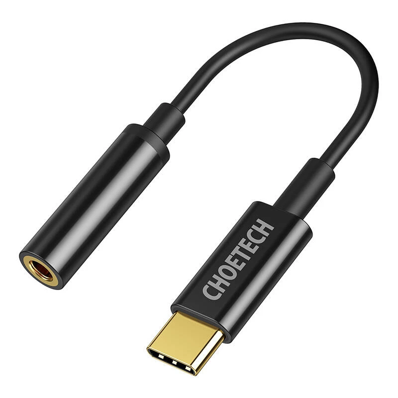 Audio adapter CHOETECH USB USB-C (isane) 3,5 mm AUX-le (emane) mudel AUX003