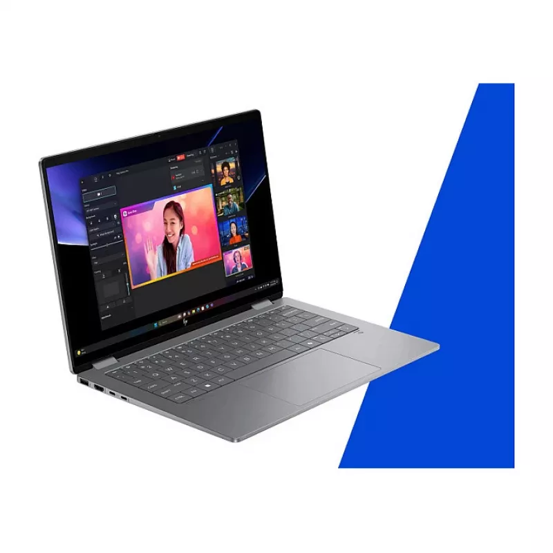 HP OmniBook X Flip Next Gen AI sülearvuti 14-fm0056ng - Pööratav disain - Intel Core Ultra 5 226V / 2,1 GHz - Win 11 Home - Arc Graphics 130V - 16 GB RAM - 512 GB SSD NVMe - 35,6 cm (14)