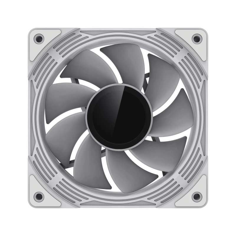 Gamemax | Korpuseventilaator | KF300R BK | Valge