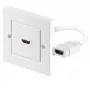 Microconnect HDMWALL1 pistikupesa HDMI Valge
