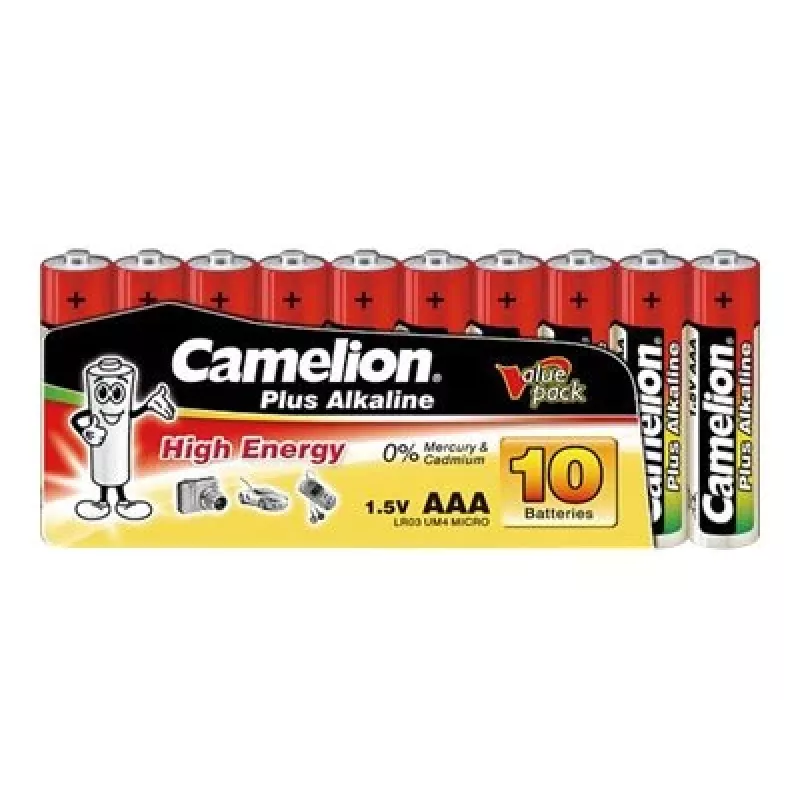 Leelispatareid AAA CAMELION LR03 1170 mAh — pakk 200 tk
