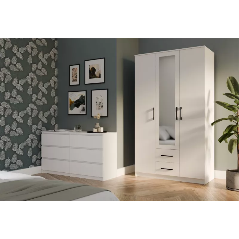 Riidekapp Topeshop ROMANA 120 BIEL