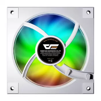 Darkflash DM20 Valge 120 mm 3‑pin jahutusventilaator arvutikorpusele ja protsessori jahutusele
