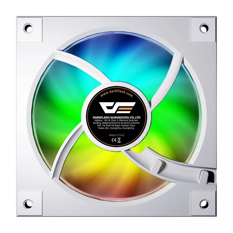 Darkflash DM20 Valge 120 mm 3‑pin jahutusventilaator arvutikorpusele ja protsessori jahutusele