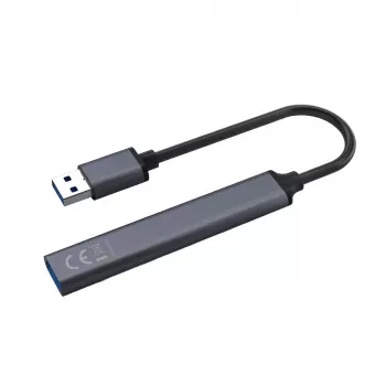 USB-hub SAVIO AK-70, 7-port USB 3.0, 4 kasutatavat porti, USB Type-A host, 5 Gbit/s edastuskiirus, garantii 2 aastat