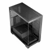PC korpus MODECOM Volcano Stellar NF ATX miditorn, karastatud klaas, must, toetab ATX/micro ATX, GPU kuni 420mm, CPU jahuti 175mm