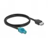 kaabel HSD Z female to USB 2.0 Type-A female 1 m DeLOCK 90502