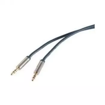 Audio kaabel 3.5mm ShiverPeaks SP30815-õhuke 5m Blue Chrome
