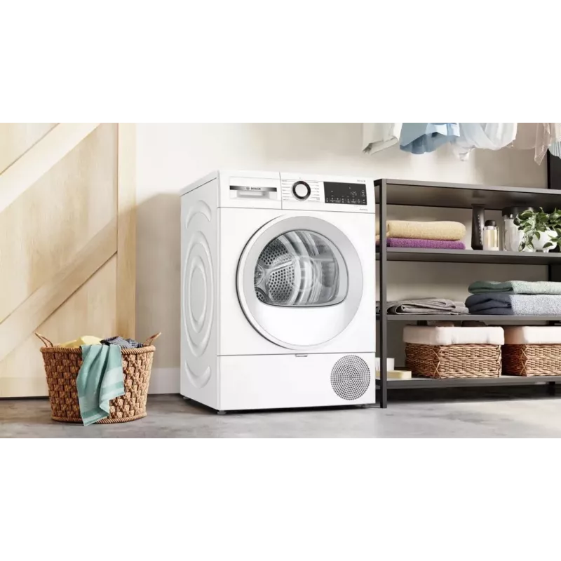 Bosch WQG2320LSN soojuspumbaga kuivati 8 kg valge