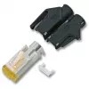 Draka UC900 - patch-kaabel - RJ-45 (M) - kuni - RJ-45 (M) - 3 m - SFTP, PiMF - CAT 6a - halogeenivaba - kollane (21.05.9532)
