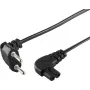 Toitekaabel ShiverPeaks 09-06001 — Euro-pistik nurga all IEC 60320 C7-le, 1,5 m