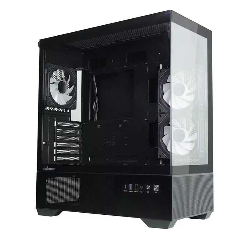 Arvutikorpus CHRONIX V2 Mid Tower ARGB ventilaator x3 must