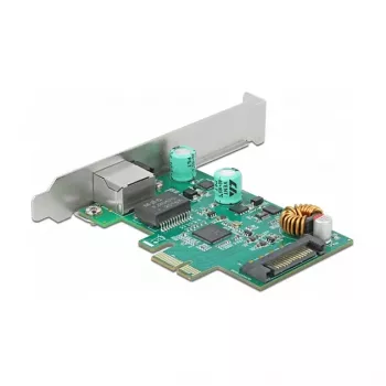 PCI Express x1 kaart DeLOCK RTL8125 2.5 Gigabit LAN PoE+