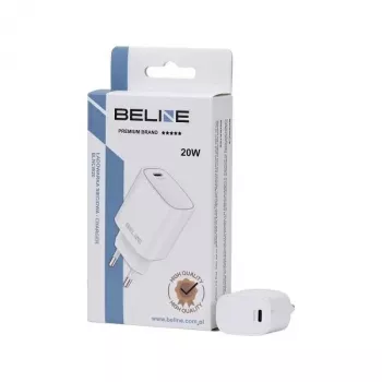 Laadija Beline Beli2161 20W PD 3.0 valge USB-C kiirlaadimisadapter