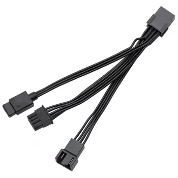 Kaablijagur ventilaatori PWM- ja D-RGB-signaalidele, ek water blocks EK-Loop OmniLink 10 cm