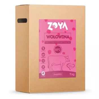 Kuiv koeratoit ZOYA ColdPRO Beef 9 kg — täisväärtuslik täiskasvanud kuivtoit, 27% valku, 9,5% rasva, gluteenivaba, suhkruvaba
