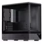 Arvutikorpus Jonsbo D200 midi-torn mATX karastatud klaas mini temperatuuriekraan must