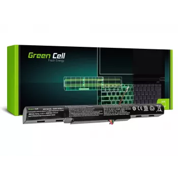 Aku roheline Cell AC51 Acer Aspire E15/E17 jaoks — Li-Ion 14,8 V 2200 mAh 4-elemendiline, must
