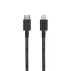 USB-C to Lightning kaabel Native Union Night kaabel 3 m — must/hall, 3 m pikkus
