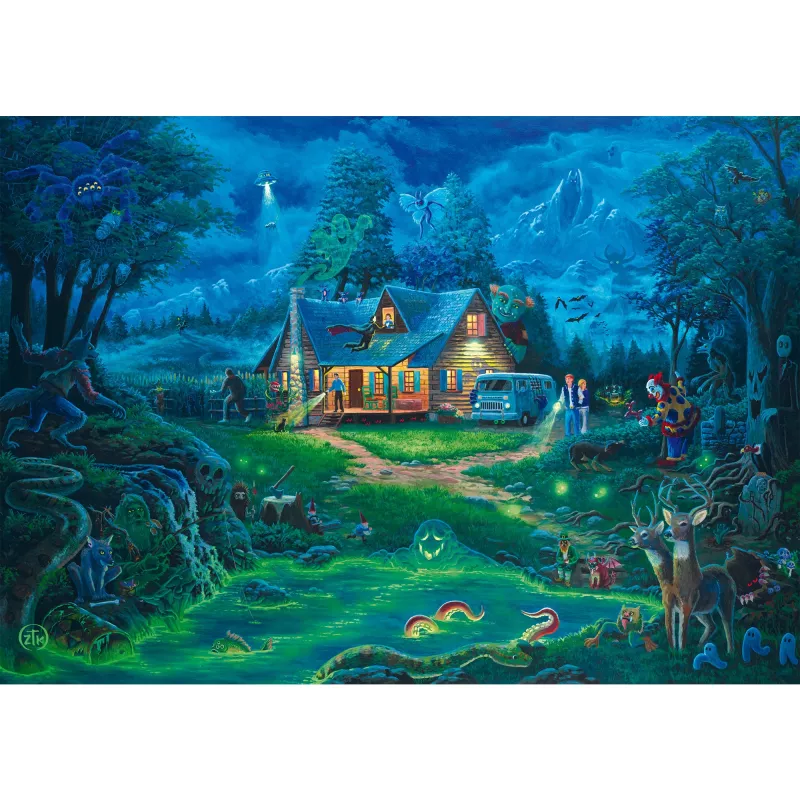 pusle Schmidt Spiele Zac Kinkade The Haunted House 1000 tükki, valmis suurus ca 68 x 48 cm