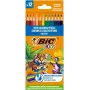 BIC Värvilised pliiatsid Kids Smooth 12 värvi komplekt