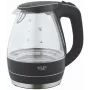 Veekeetja Adler AD 1224, standardne, 2000 W, 1,5 L, klaas, 360° pöördalus, must
