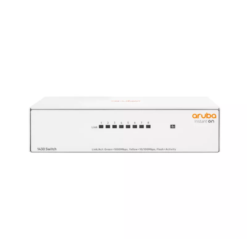 Haldamatu lüliti Aruba Instant On 1430 8G L2 Gigabit Ethernet 8 porti