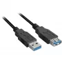 USB-kaabel Sharkoon 3m 2xUSB3.0-A