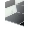 NeXtime klok 8171 Cubic, 43,5x37 cm, Sein, Must/Valge/Hall